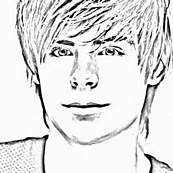 coloriage high school musical troy